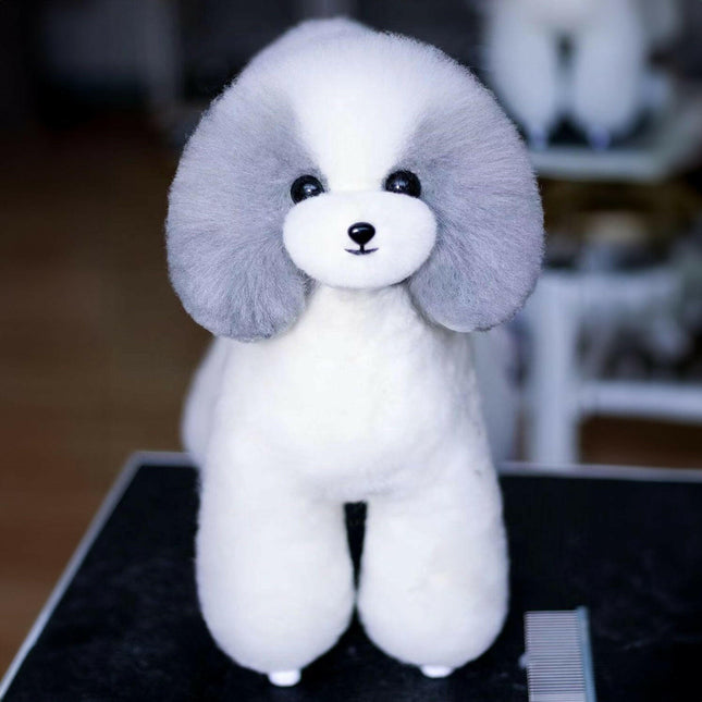 Mr. Jiang Teddy Full Body Hair - interchangeable fur for Teddy grooming mannequin, gray.