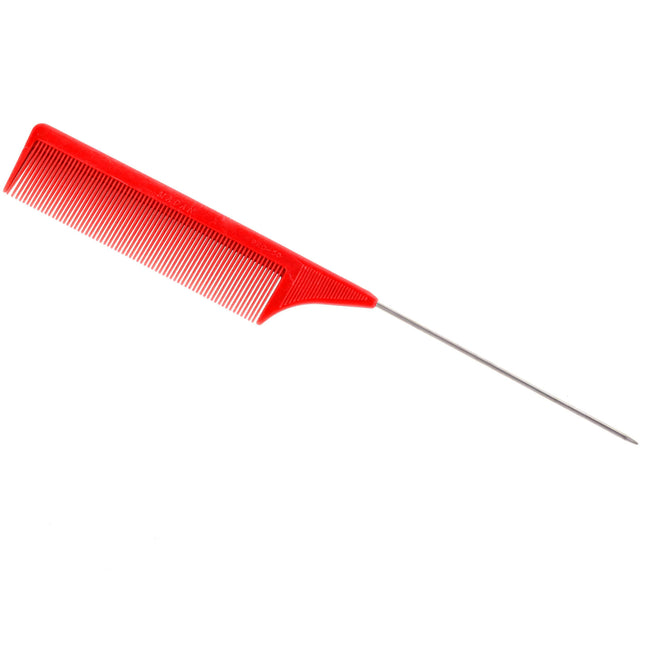 Madan Professional Comb - comb with a spike for teasing and parting hair.