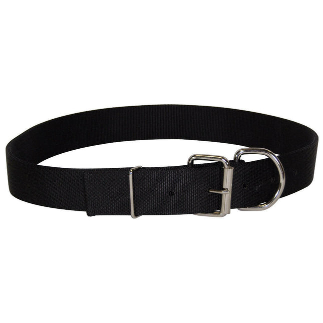 Hamilton Double Thick Buckle Collar - sturdy collar made of double nylon webbing, for large dogs - Length: 77cm.
