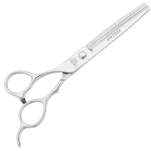 Geib Entree Lefty Thinner - high-quality single-sided thinning shears made of Japanese steel, left-handed, 40 teeth.