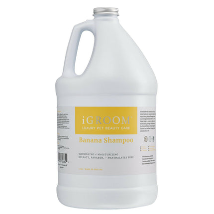 IGroom Banana Shampoo - nourishing - moisturizing shampoo for dogs and cats, concentrate 1:8.