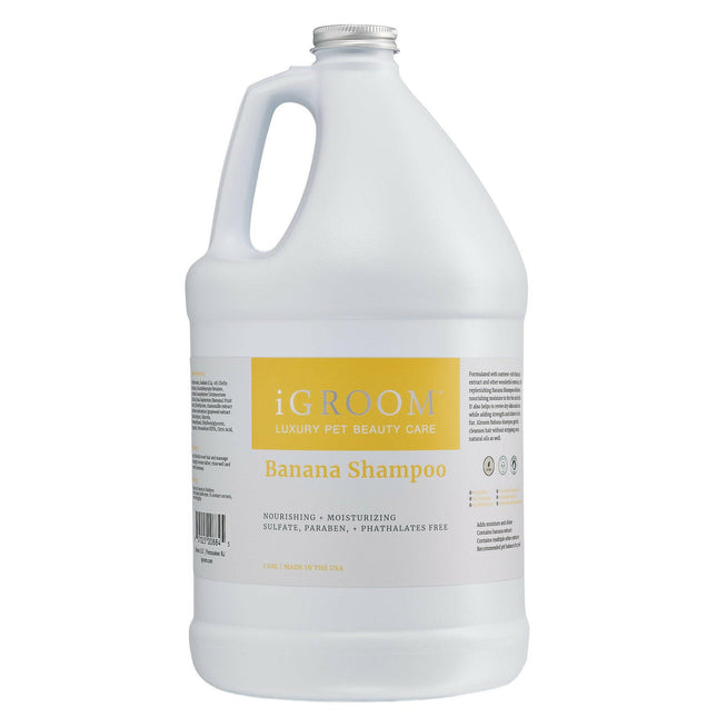 IGroom Banana Shampoo - nourishing - moisturizing shampoo for dogs and cats, concentrate 1:8.
