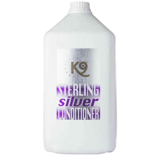 K9 Horse Sterling Silver Conditioner - conditioner for white and silver horse coats, revitalizing coat color, concentrate 1:40.