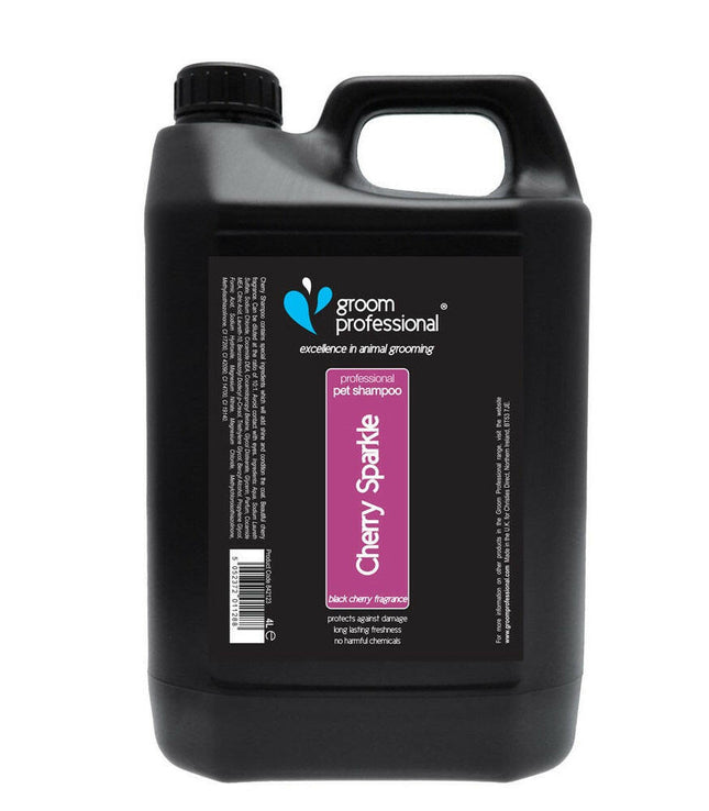 Groom Professional Cherry Sparkle Shampoo - cherry shampoo, suitable for all coat types, concentrate 1:10.