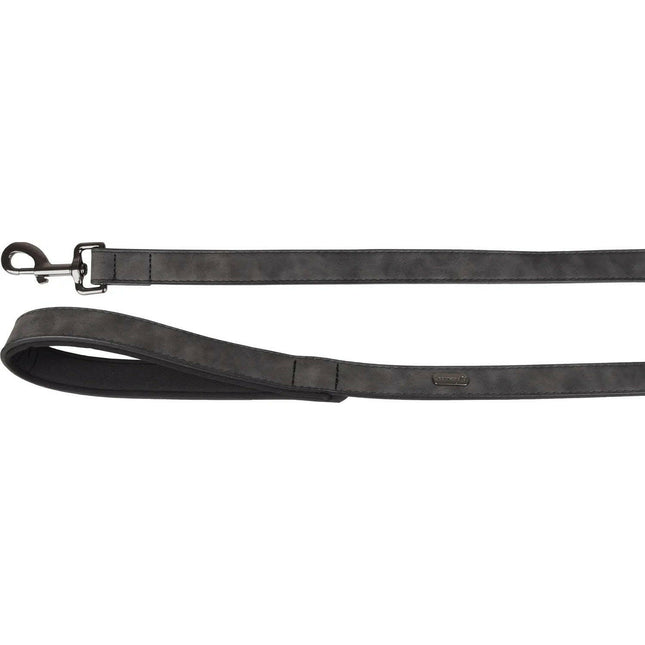 Flamingo Leash Delu - dog leash made of eco-leather, padded handle, 100cm.