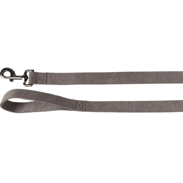 Flamingo Leash Oxana Grey - nylon dog leash with a carabiner, 130cm.