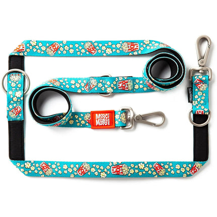 Max & Molly Multi-Leash Popcorn - adjustable leash for dogs, interesting pattern, 200cm.