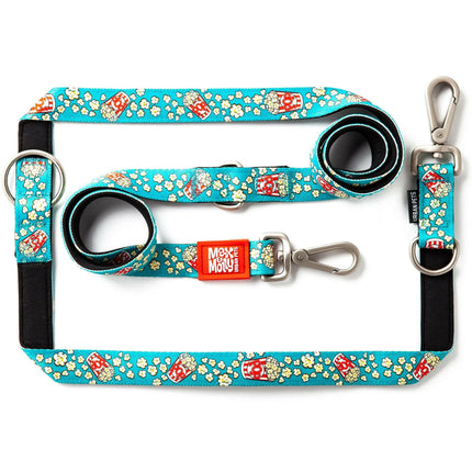 Max & Molly Multi-Leash Popcorn - adjustable leash for dogs, interesting pattern, 200cm.