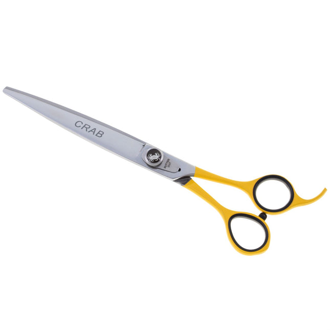 Geib Crab Straight Scissors Level 1 - straight scissors for animal grooming with a single-sided micro-grind.