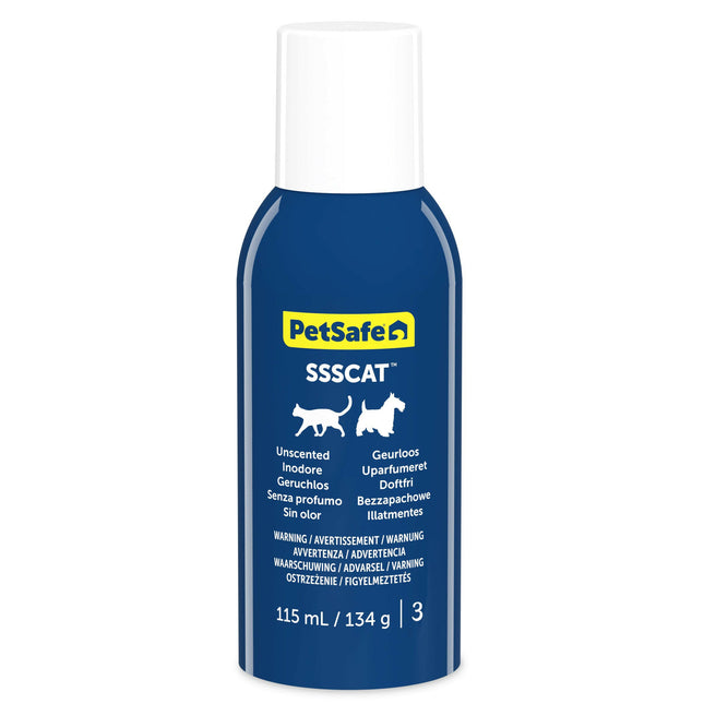 PetSafe SSSCAT Refill Can 115ml - refill for the PetSafe SSSCAT Automatic Spray Pet Deterrent for dogs and cats.