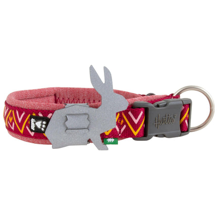 Hurtta Razzle - Dazzle Collar Beetroot - adjustable dog collar - 45 - 55cm.