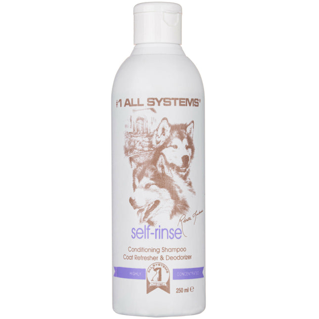 1 All Systems Self Rinse Conditioning Shampoo - nourishing no-rinse shampoo for dogs and cats, concentrate 1:10.
