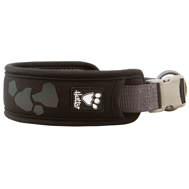 Hurtta Weekend Warrior Collar Raven - waterproof collar for dogs - 25 - 35cm.