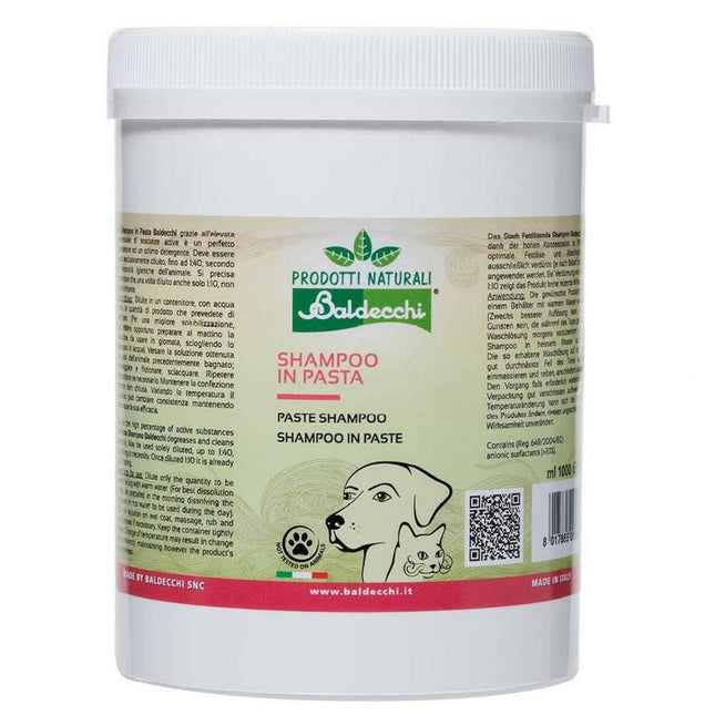 Baldecchi Paste Shampoo - deep cleansing paste shampoo, with coconut oil, concentrate 1:40.