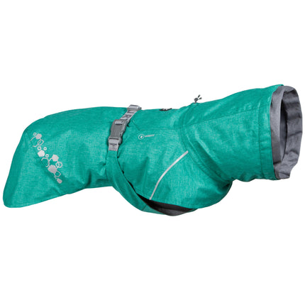Hutrta Monsoon Coat II Eco Peacock - raincoat for dogs.