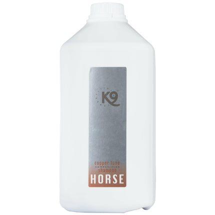 K9 Horse Copper Tone Shampoo - shampoo for horses enhancing brown and chestnut color, concentrate 1:10 - 2.7L.