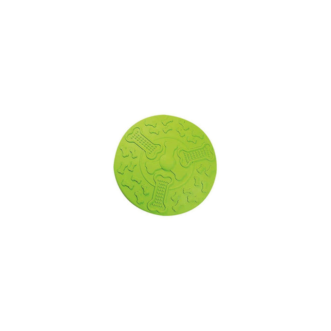 Flamingo Rubber Frisbee - flying disc, dog toy.