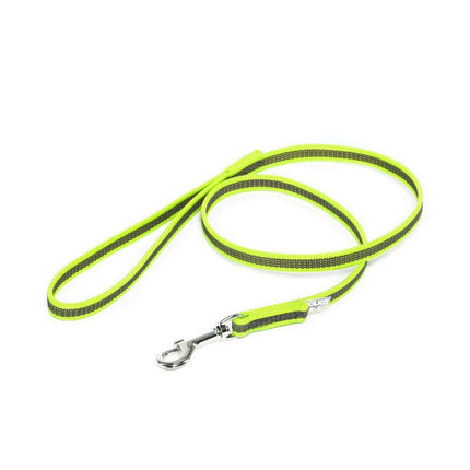 Julius K9 Supergrip Color & Training Leash Neon - training leash with handle, neon yellow.