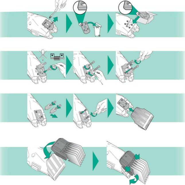 Aesculap Favorita - Blade Guide Set for DIY Assembly.