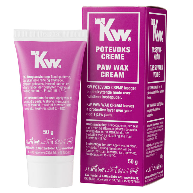 KW Paw Wax Cream - protective and regenerating cream for dog paws, with beeswax