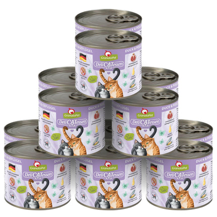 GranataPet DeliCatessen Duck & Poultry - grain-free wet food for cats, duck and poultry.