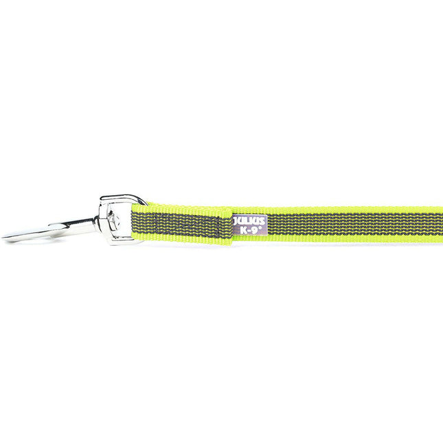 Julius K9 Color & Gray Supergrip Leash - adjustable dog leash, non-slip.