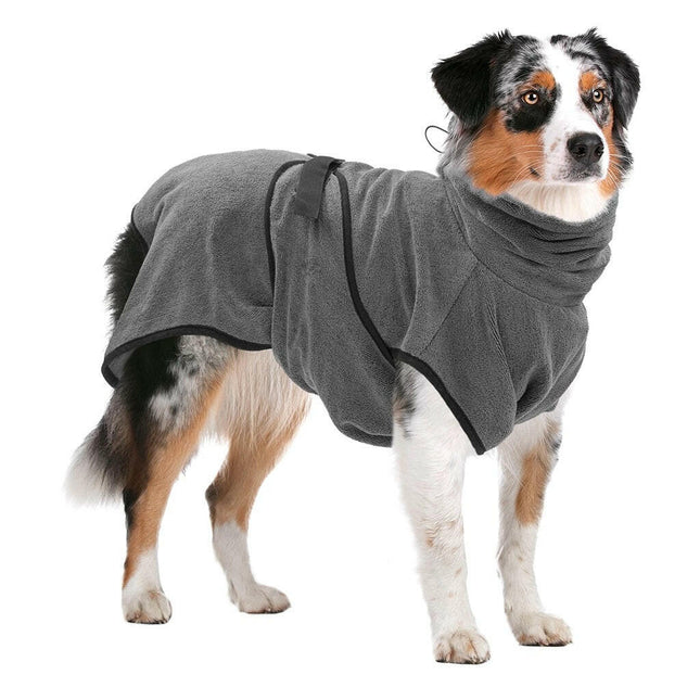 Royal Dry Bathrobe for Dogs - Absorbent Microfiber Bathrobe for Dogs.