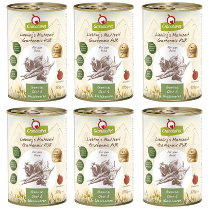 GranataPet Garden Mix Pure - vegetables for dogs, supplement for cooked BARF diet.