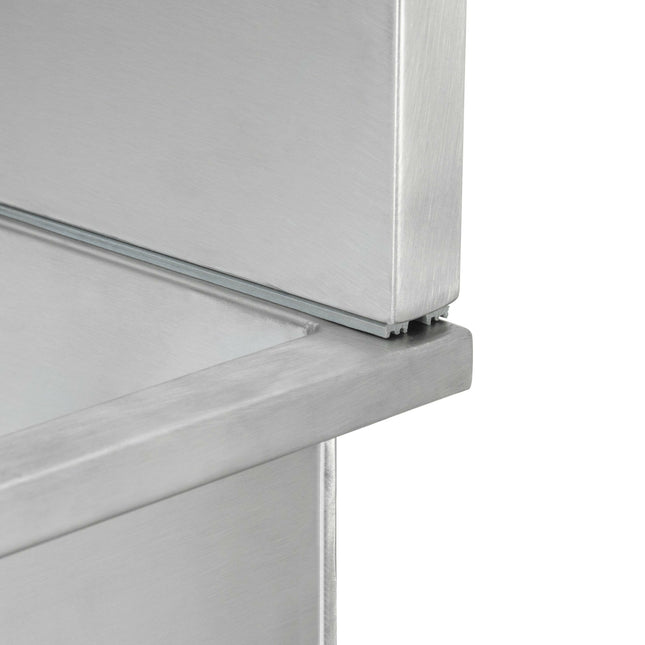 Blovi Free Standing Stainless Bath - stainless steel grooming tub for small and medium dogs and cats.
