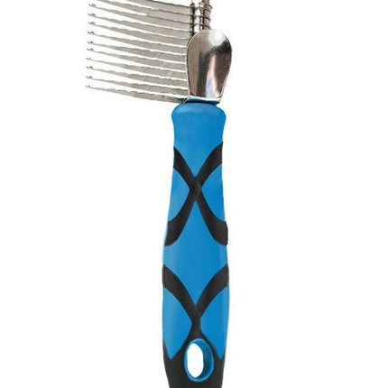 Groom Professional Dematting Comb - Side Pin for Smaller Dogs 12 Blades.