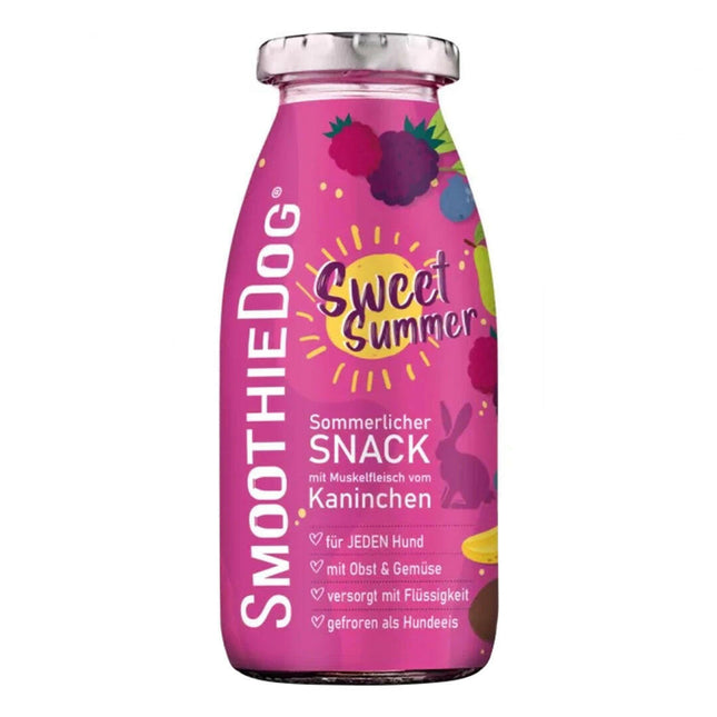 SmoothieDog Sweet Summer - smoothie for dogs, rabbit with vegetables and fruits.