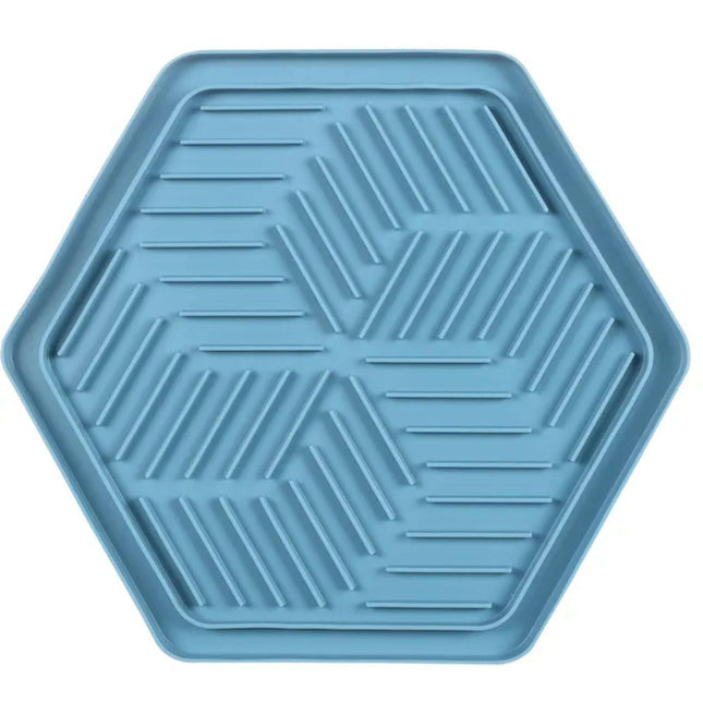 Flamingo Lick Pad Bean - licking mat for dogs and cats, stress-relief.