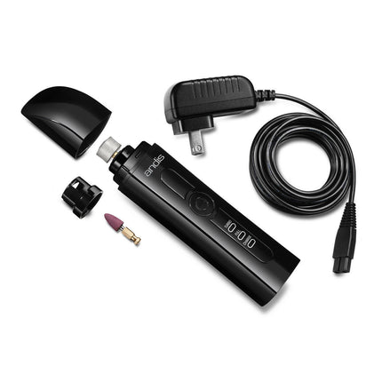 Andis Nail Grinder - cordless, two-speed dog nail grinder, with the option to work with a cord.