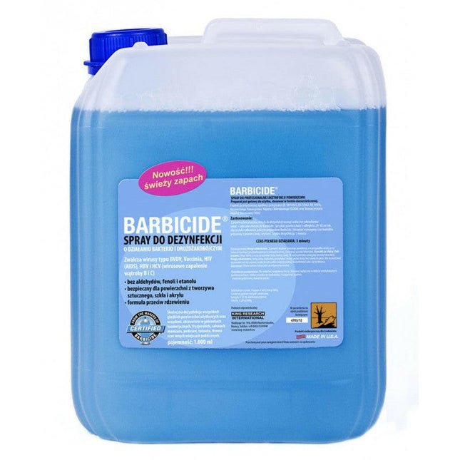 Barbicide disinfectant liquid for all surfaces, scented.