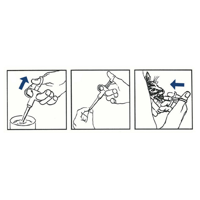 Kruuse Buster Tablet Introducer Safety Soft Tip - tablet applicator for dogs and cats, softly rounded tip.