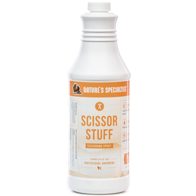 Nature's Specialties Scissor Stuff - professional spray that facilitates grooming for dogs and cats