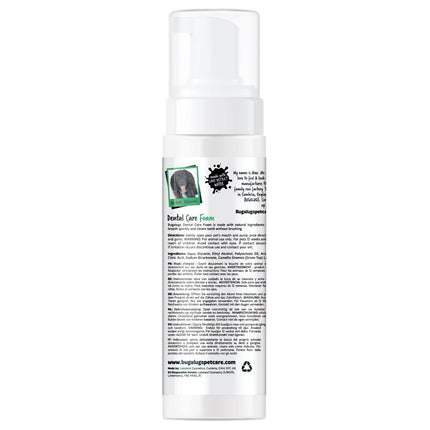 Bugalugs Dental Care Foam - tooth foam for dogs and cats, no brushing required