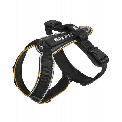 Julius - K9 Speed Harness Grey - adjustable sports harness for dogs, graphite.