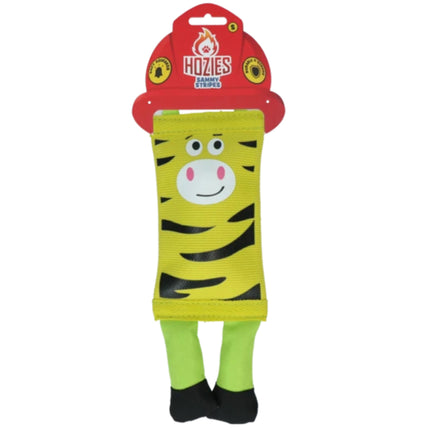 Holland Hozies Sammy Stripes - dog toy made from fire hose, with a squeaker