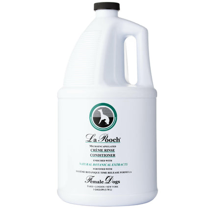 Les Poochs La Creme Rinse Conditioner (female) - luxurious, gentle conditioner for long-haired female dogs, concentrate 1:4.