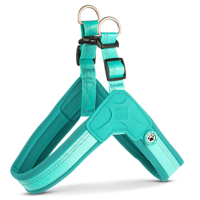 Max&Molly Q - Fit Harness Matrix 2.0 - lightweight step-in harness for dogs, with QR identifier.