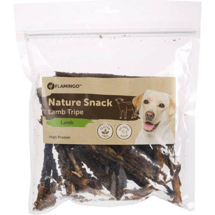 Flamingo Nature Snack Sheep Tripe - natural treats for dogs, sheep tripe chews.