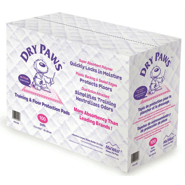 MidWest Dry Paws - Absorbent Pads for Pets - 100 pcs.