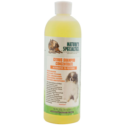 Nature's Specialties Citrus Shampoo Concentrate - insect-repellent shampoo for dogs and cats, concentrate 1:16.