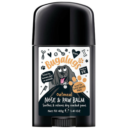 Bugalugs Nose & Paw Balm Stick - vegan balm for dog's paws and nose, in a stick form.