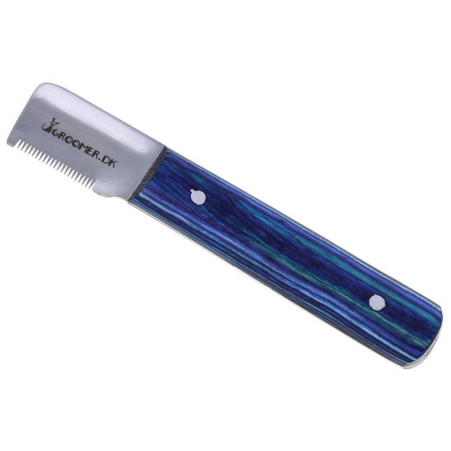 Groomer.dk Classic Trimmer Retro Edition - professional classic trimmer with a colorful wooden handle.