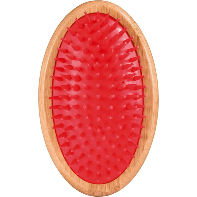 Artero Nature Laika Rubber Brush - rubber brush for dogs and cats, with narrow pins.