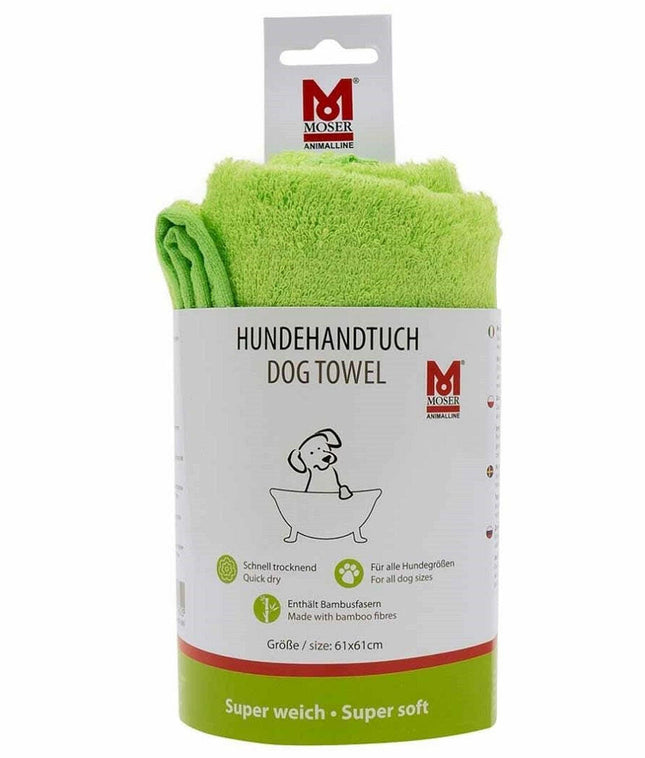Moser Soft Towel with Cotton and Bamboo Fibers.
