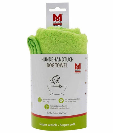 Moser Soft Towel with Cotton and Bamboo Fibers.