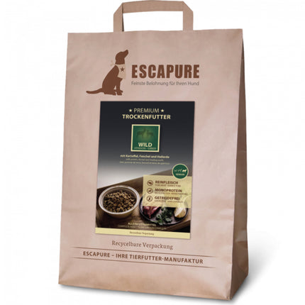 Escapure Premium Senior Wild - high-quality dog food for seniors, oven-baked game meat